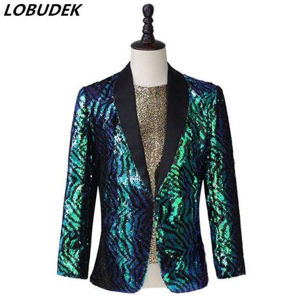 shawl lapel double color sequins stripe men's blazer evening party male singer host stage tuxedo costume performance suit jacket suits, White;black
shawl lapel double color sequins stripe men's blazer evening party male singer host stage tuxedo costume performance suit jacket suits, White;black
