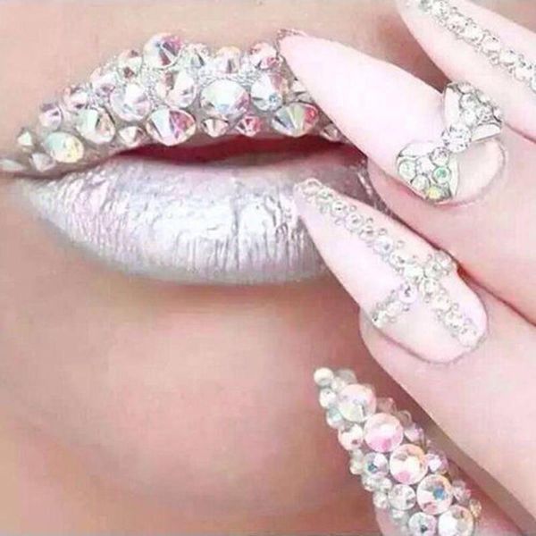 1440pcs white ab diy flatback rhinestones for nail art phone case decor gift1, Silver;gold
1440pcs white ab diy flatback rhinestones for nail art phone case decor gift1, Silver;gold