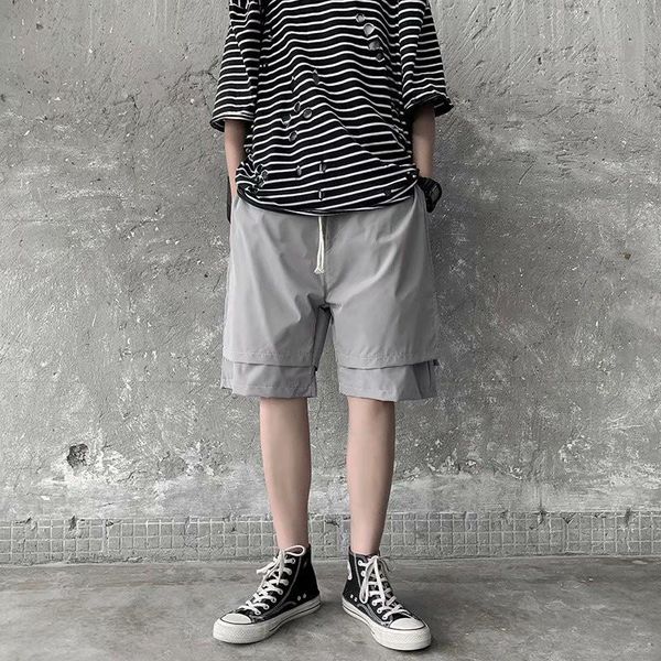 men's shorts men summer 2021 arrival streetwear hip hop running harajuku kpop patchwork jogger fake two pieces sweatshorts, White;black
men's shorts men summer 2021 arrival streetwear hip hop running harajuku kpop patchwork jogger fake two pieces sweatshorts, White;black