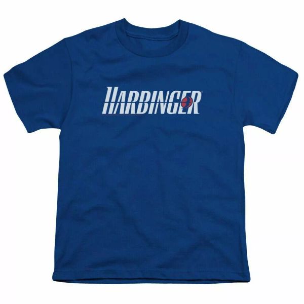 Harbinger Logo Kids Youth T Shirt Licensed Valiant Comics Tee Royal Blue, White;black
Harbinger Logo Kids Youth T Shirt Licensed Valiant Comics Tee Royal Blue, White;black