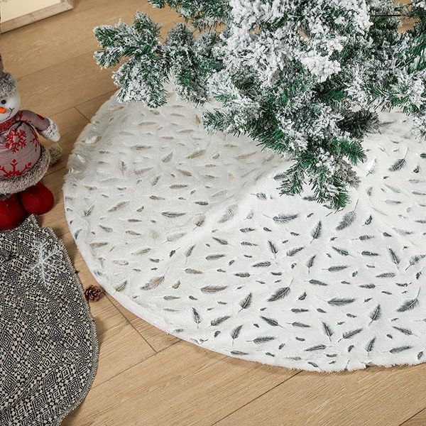 christmas decorations golden silver feather tree skirt ornaments for home
christmas decorations golden silver feather tree skirt ornaments for home