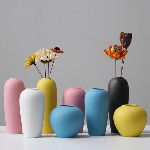 three piece fresh nordic ceramic vase set jingdezhen creative dry flower inserting device home decoration process ornaments vases
three piece fresh nordic ceramic vase set jingdezhen creative dry flower inserting device home decoration process ornaments vases
