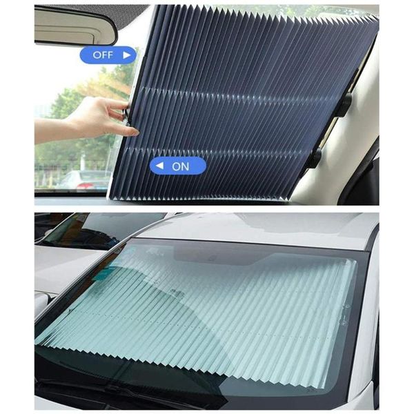 car sunshade aluminum film automatic retractable front sunscreen vehicle sun visor windshield summer
car sunshade aluminum film automatic retractable front sunscreen vehicle sun visor windshield summer
