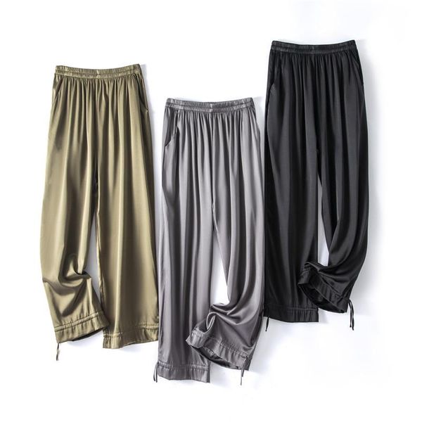 women's pants & capris korean fashion woman summer 2021 silk wide leg pant women high waist casual female pantalon pour femme pph5052, Black;white
women's pants & capris korean fashion woman summer 2021 silk wide leg pant women high waist casual female pantalon pour femme pph5052, Black;white