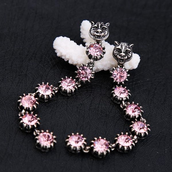 chic pink crystal long earrings personalized fashion dangle for women accessories & chandelier, Silver
chic pink crystal long earrings personalized fashion dangle for women accessories & chandelier, Silver