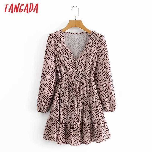 tangada spring fashion women leopard print v neck dress long sleeve office ladies mini ddress with slash 5d12 210609, Black;gray
tangada spring fashion women leopard print v neck dress long sleeve office ladies mini ddress with slash 5d12 210609, Black;gray
