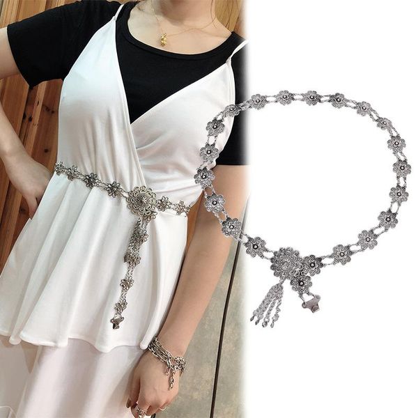 belts fashion metal wide waist chain women's korean versatile skirt sweater shirt universal accessories national style belt, Black;brown
belts fashion metal wide waist chain women's korean versatile skirt sweater shirt universal accessories national style belt, Black;brown