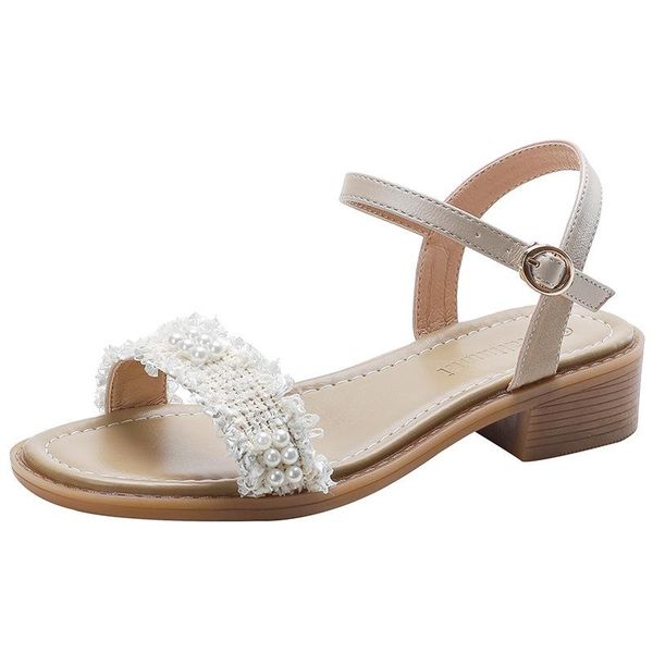 sandals knitted bead clolorful tassel women buckle open toe flip flops pearl thick med high heels gladiator sandalias femme, Black
sandals knitted bead clolorful tassel women buckle open toe flip flops pearl thick med high heels gladiator sandalias femme, Black
