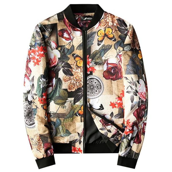 size m-5xl 2021 spring and autumn boutique japanese style print stand collar mens casual jacket slim male coat men's jackets, Black;brown
size m-5xl 2021 spring and autumn boutique japanese style print stand collar mens casual jacket slim male coat men's jackets, Black;brown