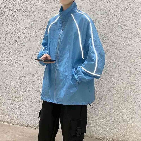 men's jackets thin reflective track fashion casual baseball uniform mens streetwear loose hip-hop bomber men m-2xl sd44, Black;brown
men's jackets thin reflective track fashion casual baseball uniform mens streetwear loose hip-hop bomber men m-2xl sd44, Black;brown
