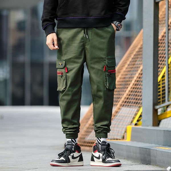 men's pants cargo men 2021 casual brand streetwaer military tactical joggers multi-pocket fashions harajuku trousers, Black
men's pants cargo men 2021 casual brand streetwaer military tactical joggers multi-pocket fashions harajuku trousers, Black