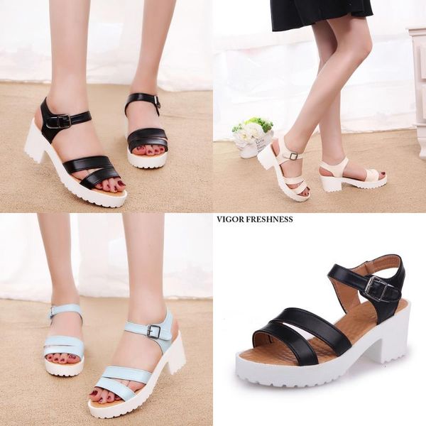 women sandals summer shoes platform girl lady wedges heels 6cm female 45 46 wy596, Black
women sandals summer shoes platform girl lady wedges heels 6cm female 45 46 wy596, Black