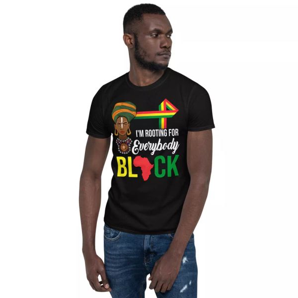 rooting for everybody black cool black history month africa women pride t-shirt, White;black
rooting for everybody black cool black history month africa women pride t-shirt, White;black