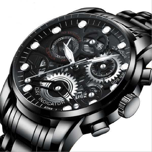wristwatches hollow mens sports watches relogio masculino waterproof with stainless steel luminous quality watch for men, Slivery;brown
wristwatches hollow mens sports watches relogio masculino waterproof with stainless steel luminous quality watch for men, Slivery;brown
