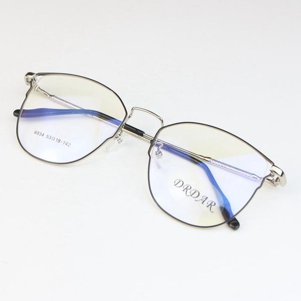 fashion sunglasses frames drdar eyeglasses women's men 6034 metal cat's eye large picture frame plain glass optical, Black
fashion sunglasses frames drdar eyeglasses women's men 6034 metal cat's eye large picture frame plain glass optical, Black