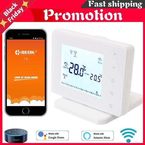 smart home control wifi & rf wireless thermostat for gas boiler room heating remote temperature controller works with google alexa
smart home control wifi & rf wireless thermostat for gas boiler room heating remote temperature controller works with google alexa