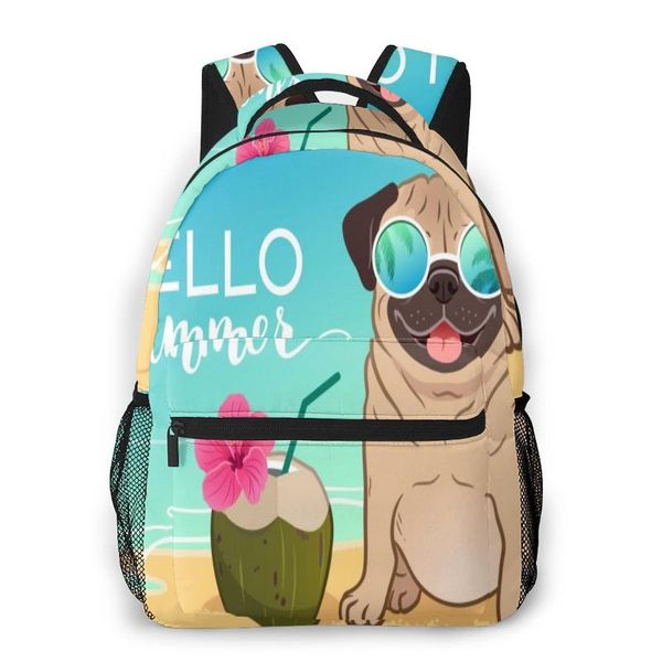 backpack 2021 pug dog wearing sunglasses on sandy beach school bag men backbag travel daypacks male leisure women
backpack 2021 pug dog wearing sunglasses on sandy beach school bag men backbag travel daypacks male leisure women