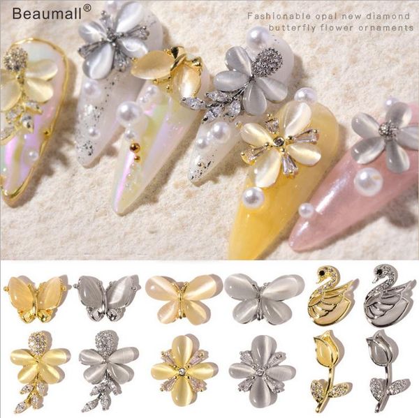 5pcs/lot, 3d nail art flowers butterflys shapes with zircon cat eyes crystal rhinestones for tips decorations, Silver;gold
5pcs/lot, 3d nail art flowers butterflys shapes with zircon cat eyes crystal rhinestones for tips decorations, Silver;gold