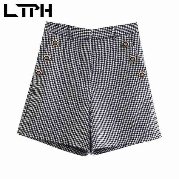 ltph fashion korean houndstooth shorts women high waist loose bottoms vintage buttons plaid short pants spring summer 210423, White;black
ltph fashion korean houndstooth shorts women high waist loose bottoms vintage buttons plaid short pants spring summer 210423, White;black