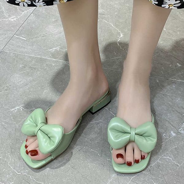 sandals big bowtie comfortable med heel slippers women 2021 square heels summer sllides woman fashion beach shoes flip flops gjh7, Black
sandals big bowtie comfortable med heel slippers women 2021 square heels summer sllides woman fashion beach shoes flip flops gjh7, Black
