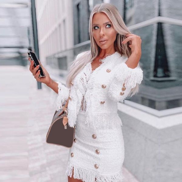 women's tracksuits adyce winter women white tassel bandage 2 two pieces sets long sleeve coat& skirt button club party casual outwear, Gray
women's tracksuits adyce winter women white tassel bandage 2 two pieces sets long sleeve coat& skirt button club party casual outwear, Gray