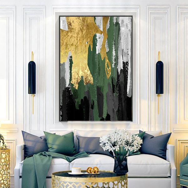 paintings abstract canvas painting large wall art hd gold and green print poster living room hoom decor nordic modern picture
paintings abstract canvas painting large wall art hd gold and green print poster living room hoom decor nordic modern picture