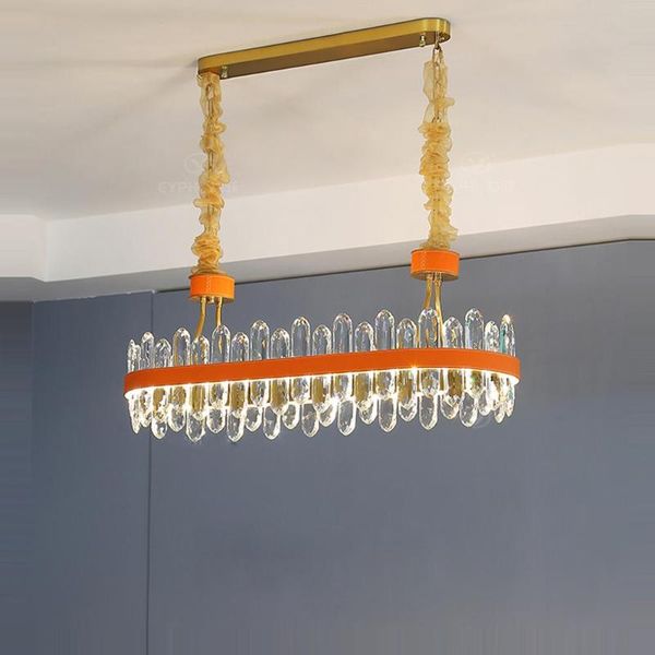 postmodern leather crystal red designer chandelier lighting lustre suspension luminaire lampen for dinning room chandeliers
postmodern leather crystal red designer chandelier lighting lustre suspension luminaire lampen for dinning room chandeliers