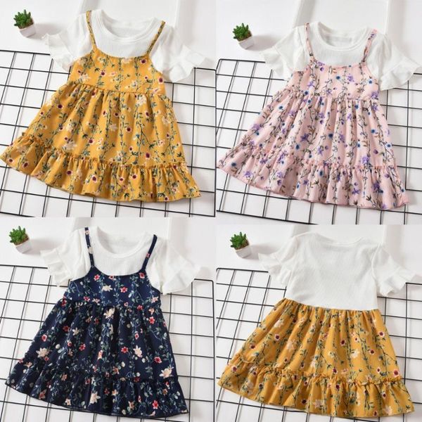 girl's dresses baby girls floral summer party dress sundress clothes cute born toddler sling tutu, Red;yellow
girl's dresses baby girls floral summer party dress sundress clothes cute born toddler sling tutu, Red;yellow