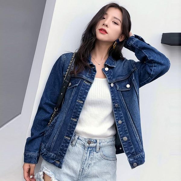 women's jackets 2021 chic long-sleeved ribbon denim jacket female short paragraph loose thin casual, Black;brown
women's jackets 2021 chic long-sleeved ribbon denim jacket female short paragraph loose thin casual, Black;brown