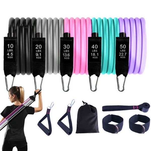 resistance bands gobygo 11pcs/set elastic band yoga pull rope anti-breaking muscle strength training equipment pilates exercise
resistance bands gobygo 11pcs/set elastic band yoga pull rope anti-breaking muscle strength training equipment pilates exercise