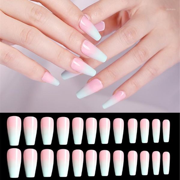 24pcs/set detachable ballerina false nails french nail long coffin fake rainbow full art tips colorful false1, Red;gold
24pcs/set detachable ballerina false nails french nail long coffin fake rainbow full art tips colorful false1, Red;gold