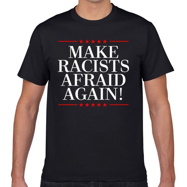 men's t-shirts t shirt men make racists afraid again super hip hop vintage geek custom male tshirt fa006, White;black
men's t-shirts t shirt men make racists afraid again super hip hop vintage geek custom male tshirt fa006, White;black
