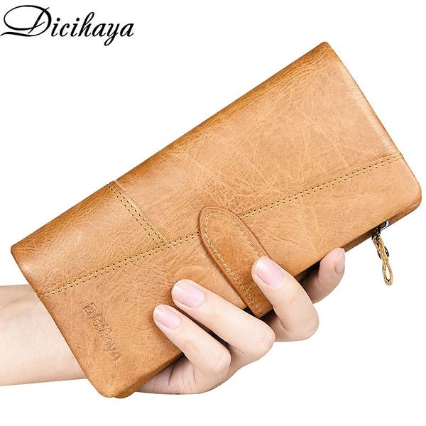 wallets dicihaya genuinn leather women wallet hasp clutch coin pocket cards holders men long purse phone bag, Red;black
wallets dicihaya genuinn leather women wallet hasp clutch coin pocket cards holders men long purse phone bag, Red;black