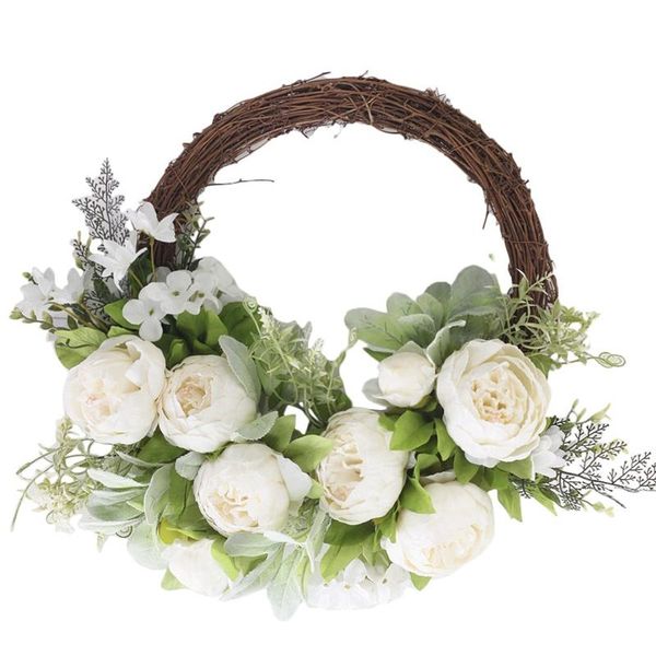 decorative flowers & wreaths artificial rose wreath white flower green leaves welcome for front door all seasons, wall wedding home decor
decorative flowers & wreaths artificial rose wreath white flower green leaves welcome for front door all seasons, wall wedding home decor