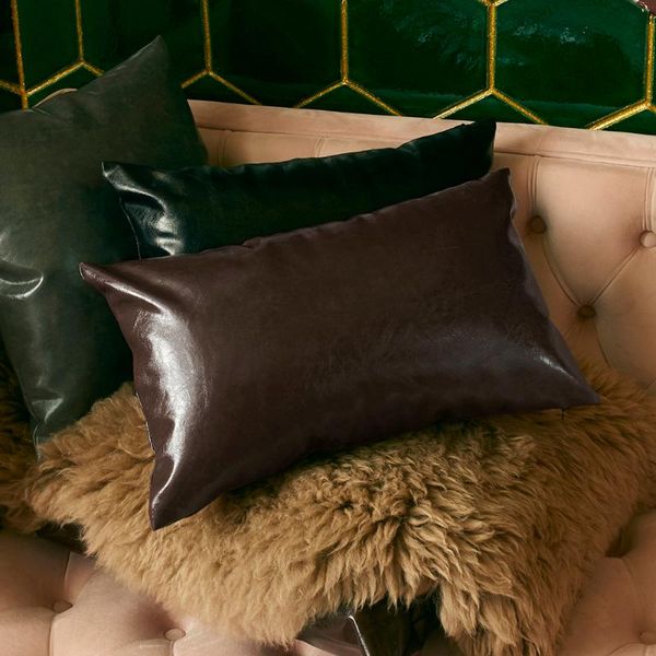 pillow case luxurious grey cover bedroom cushion modern faux leather decorative household living room accessories high quality
pillow case luxurious grey cover bedroom cushion modern faux leather decorative household living room accessories high quality