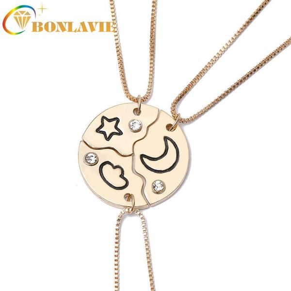 accessories honey necklace good sister pendant star moon clouds stitched collarbone chain graduation gift. necklaces, Silver
accessories honey necklace good sister pendant star moon clouds stitched collarbone chain graduation gift. necklaces, Silver