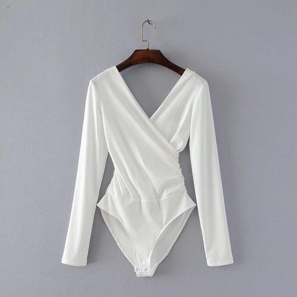 women's jumpsuits & rompers long sleeve bodysuit women backless black white body femme monos cortos de mujer 2021
women's jumpsuits & rompers long sleeve bodysuit women backless black white body femme monos cortos de mujer 2021