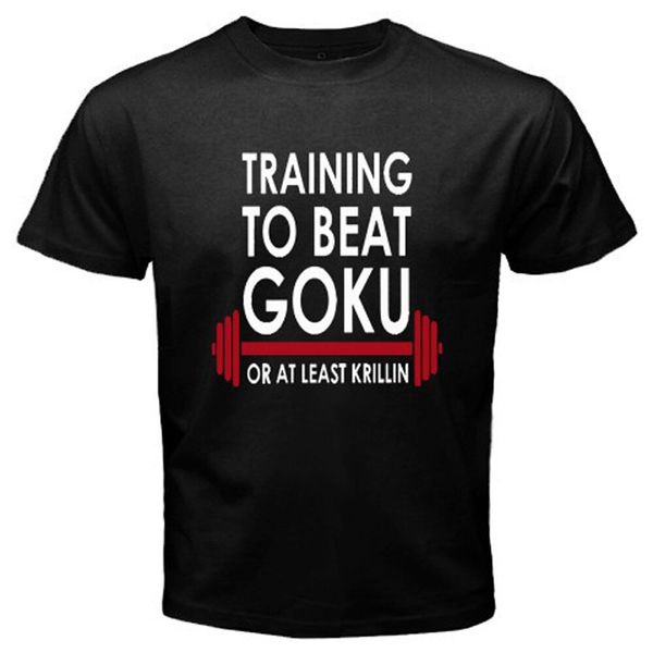 new training to beat goku or at least krillin men's black t-shirt size s to 3xl, White;black
new training to beat goku or at least krillin men's black t-shirt size s to 3xl, White;black