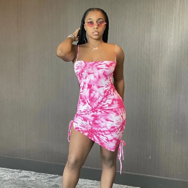 2021hugcitar 2021 tie dye ruched bandage mini dress summer women fashion streetwear outfits club sundress, Black;gray
2021hugcitar 2021 tie dye ruched bandage mini dress summer women fashion streetwear outfits club sundress, Black;gray