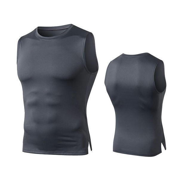 running jerseys sport tank men's quick dry slim fit sleeveless shirts fitness compression vest male tights, Black;blue
running jerseys sport tank men's quick dry slim fit sleeveless shirts fitness compression vest male tights, Black;blue