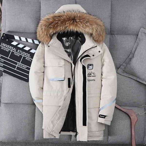 dropshipping -30 degree winter white duck down jacket men's thick warm parka windbreaker fur collar puffer jackets overcoat, Black
dropshipping -30 degree winter white duck down jacket men's thick warm parka windbreaker fur collar puffer jackets overcoat, Black