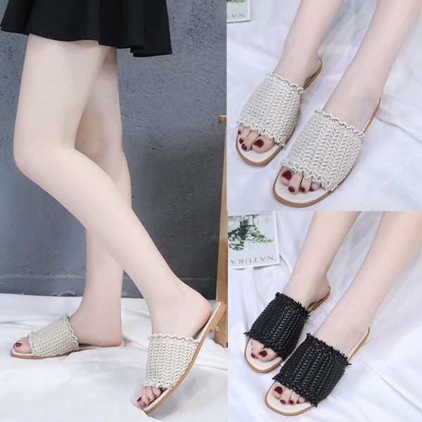 slippers sagace linen wear women summer shoes woman fashion outdoor slides ladies flat home indoor slipper non-slip slide on, Black
slippers sagace linen wear women summer shoes woman fashion outdoor slides ladies flat home indoor slipper non-slip slide on, Black