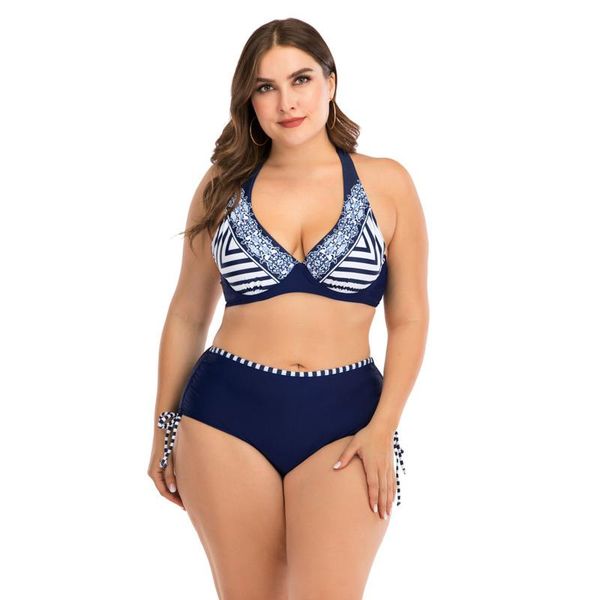 women's swimwear 4xl plus size big women summer swimsuit striped high waist push up bikini bathing suit beach 2021, White;black
women's swimwear 4xl plus size big women summer swimsuit striped high waist push up bikini bathing suit beach 2021, White;black