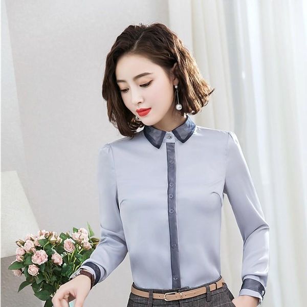 women's blouses & shirts 2021 spring summer long sleeve and for women business work wear ol styles female clothes shirt blouse, White
women's blouses & shirts 2021 spring summer long sleeve and for women business work wear ol styles female clothes shirt blouse, White
