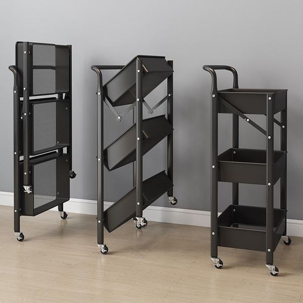 hooks & rails to install cart racks, portable foldable storage three-layer kitchen and bathroom racks shelf
hooks & rails to install cart racks, portable foldable storage three-layer kitchen and bathroom racks shelf
