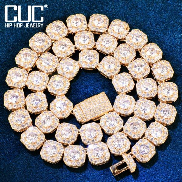chains square clustered chain necklace for men hip hop link finish zirconia copper gold color fashion rock jewelry 9mm, Silver
chains square clustered chain necklace for men hip hop link finish zirconia copper gold color fashion rock jewelry 9mm, Silver