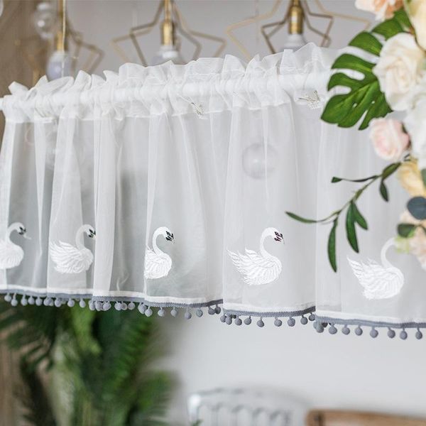 pink swan lace bottom embroidery white tulle curtains simple modern for kitchen study custom door window short curtain m062-3 & drapes
pink swan lace bottom embroidery white tulle curtains simple modern for kitchen study custom door window short curtain m062-3 & drapes