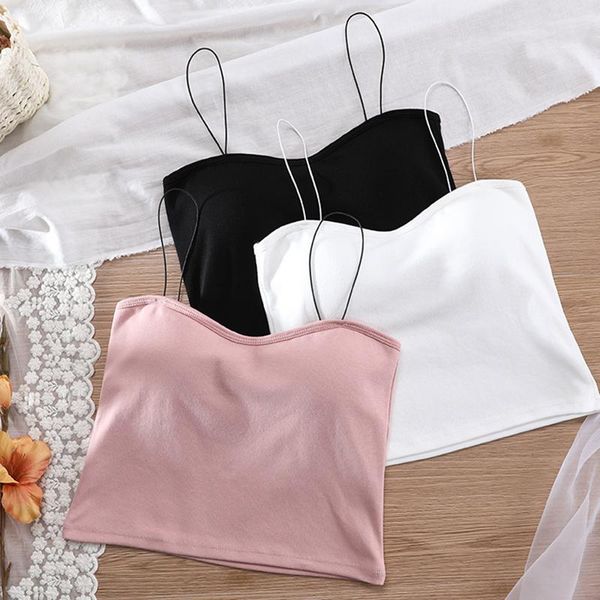 women's tanks & camis female korean version of oil painting short belt chest pad beauty back shoulder strap clothes, White
women's tanks & camis female korean version of oil painting short belt chest pad beauty back shoulder strap clothes, White