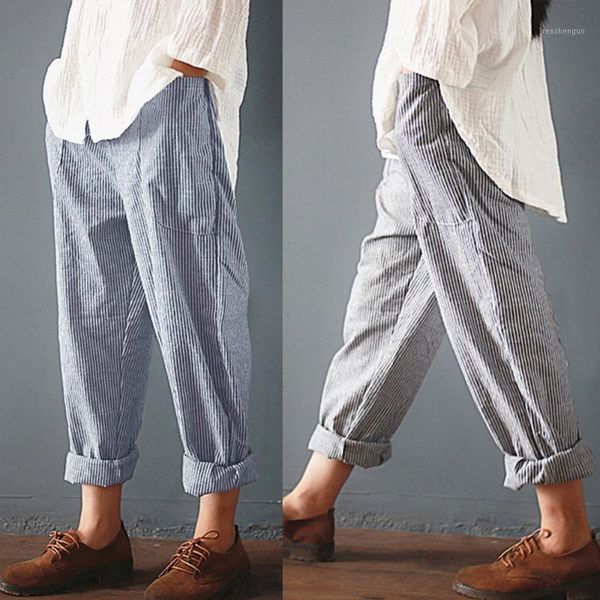 women's pants & capris plus size striped harem for women cotton linen pockets high waist trousers loose cropped vintage female sweatpan, Black;white
women's pants & capris plus size striped harem for women cotton linen pockets high waist trousers loose cropped vintage female sweatpan, Black;white