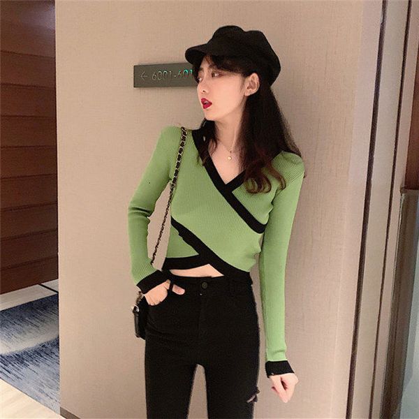 women's sweaters short sweater with v-cleavage for women, vintage striped female blouse women 6n0f, White;black
women's sweaters short sweater with v-cleavage for women, vintage striped female blouse women 6n0f, White;black